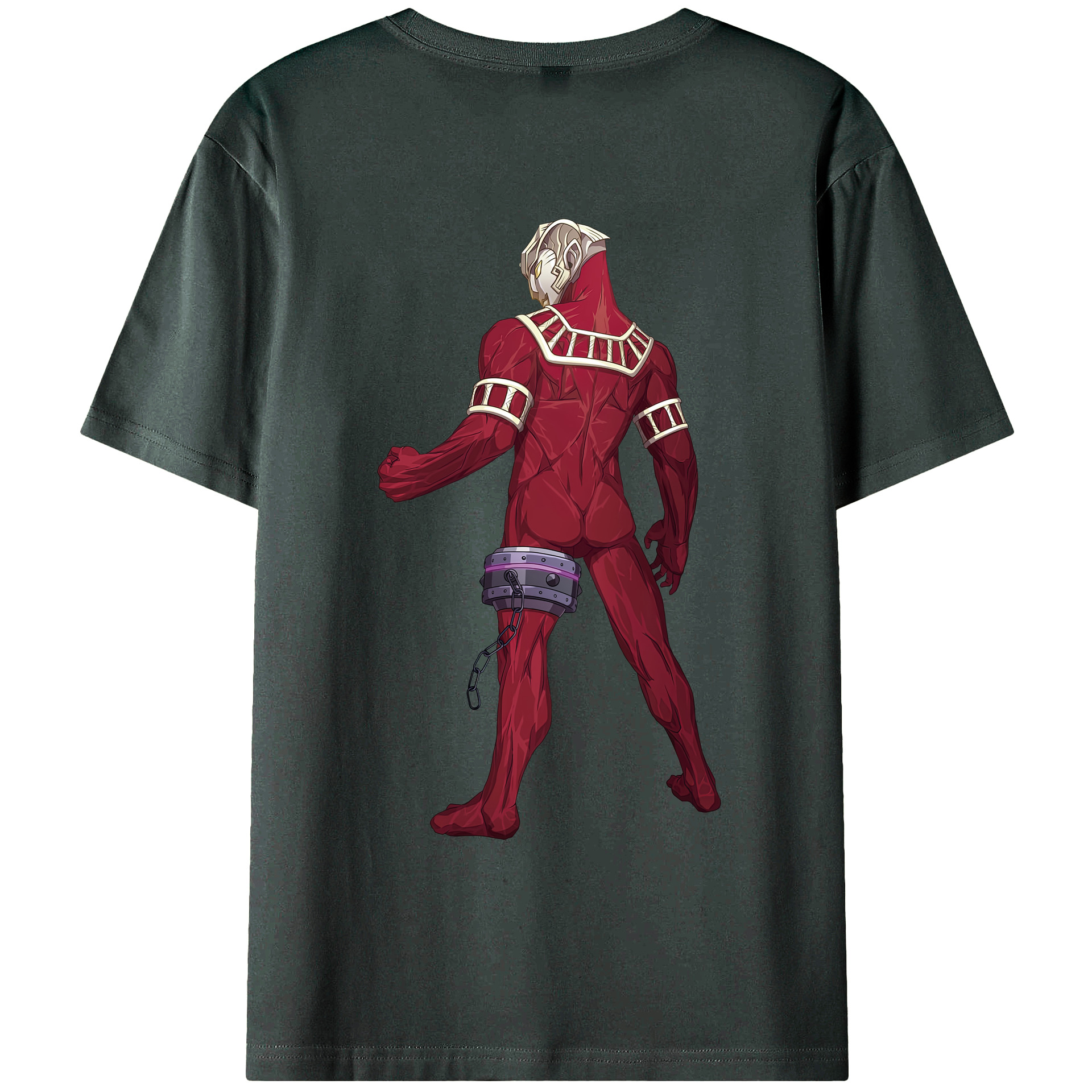 （画像用） ウルトラマン Ultraman 綿100％ メンズ半袖Tシャツ（バックプリント） 通気性